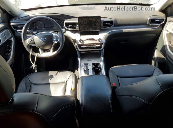 1FMSK7DH2RGA76931 2024 FORD EXPLORER Gray Widok deski rozdzielczej