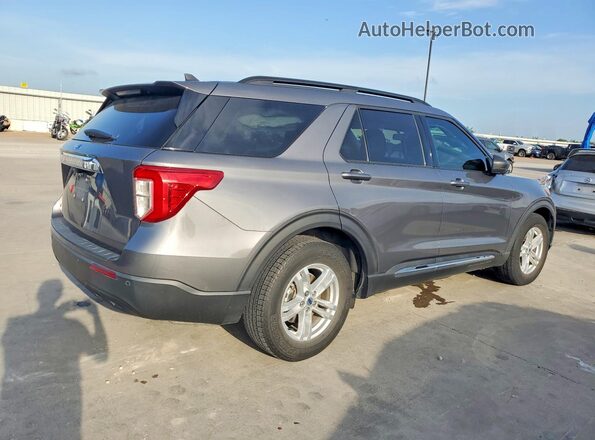 1FMSK7DH3MGA71066 2021 FORD EXPLORER Серый Задняя правая четверть