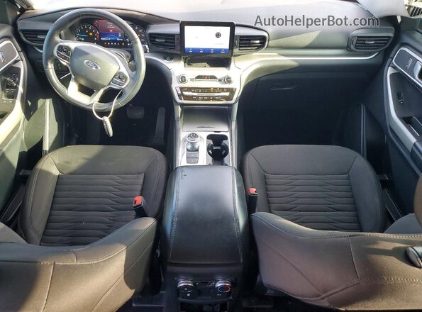 1FMSK7DH3MGA71066 2021 FORD EXPLORER Серый Вид салона спереди