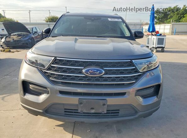 1FMSK7DH3MGA71066 2021 FORD EXPLORER Серый Передняя правая четверть