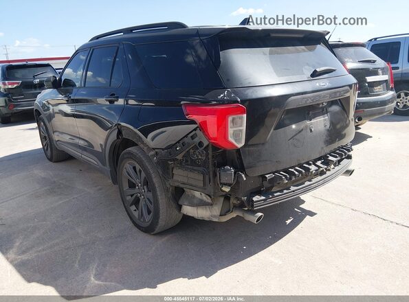 1FMSK7DH3MGA82228 2021 FORD EXPLORER Black Tył lewy