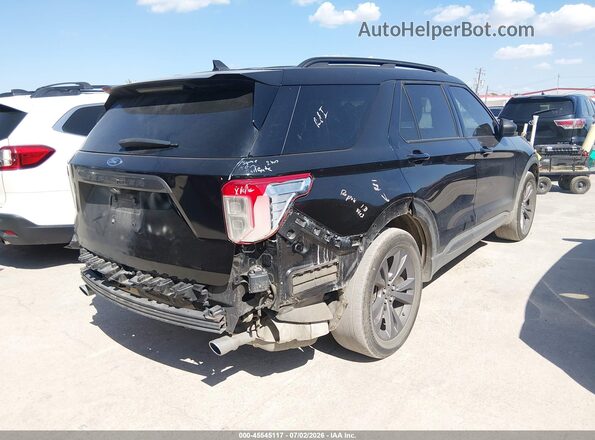 1FMSK7DH3MGA82228 2021 FORD EXPLORER Black Tył prawy