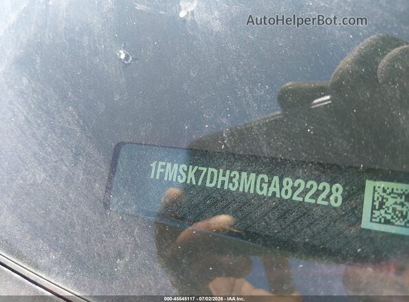 1FMSK7DH3MGA82228 2021 FORD EXPLORER Black Widok komory silnika