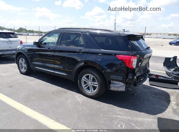 1FMSK7DH3NGA39610 2022 FORD EXPLORER Black Rear left