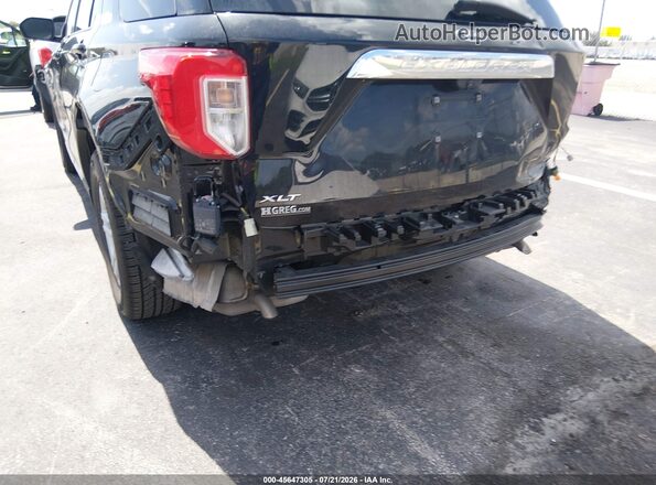 1FMSK7DH3NGA39610 2022 FORD EXPLORER Black Front view