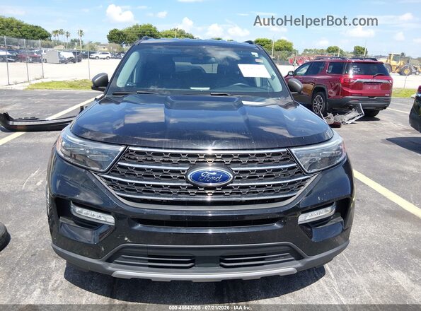 1FMSK7DH3NGA39610 2022 FORD EXPLORER Black Rear interior view