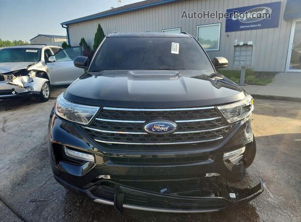 1FMSK7DH3NGA87768 2022 FORD EXPLORER Black Вид спереду