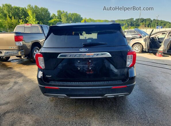 1FMSK7DH3NGA87768 2022 FORD EXPLORER Black Вид ззаду