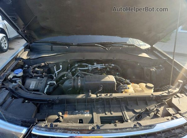 1FMSK7DH3NGA87768 2022 FORD EXPLORER Black Вид підкапотного простору