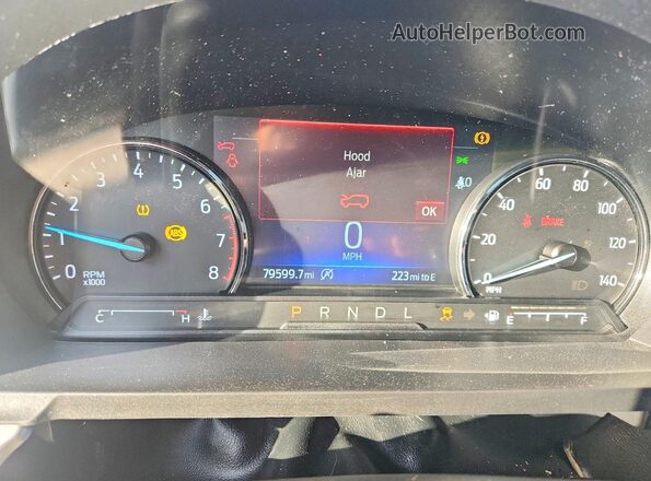 1FMSK7DH3NGA87768 2022 FORD EXPLORER Black Вид щитка приладів