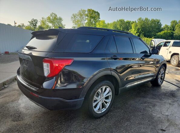 1FMSK7DH3NGA87768 2022 FORD EXPLORER Black Задня права чверть