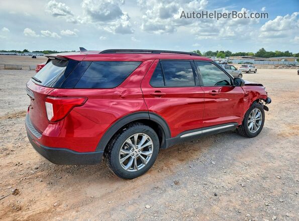 1FMSK7DH3NGB44745 2022 FORD EXPLORER Red Հետևի աջ