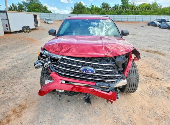 1FMSK7DH3NGB44745 2022 FORD EXPLORER Red Դիմացի տեսք