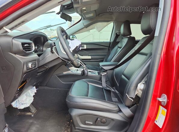 1FMSK7DH3NGB44745 2022 FORD EXPLORER Red Սալոնի դիմացի տեսք