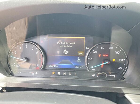 1FMSK7DH3PGA49136 2023 FORD EXPLORER Gray Vista del cuadro de instrumentos