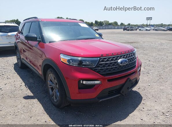 1FMSK7DH3PGB73049 2023 FORD EXPLORER Red Вид спереду