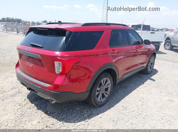 1FMSK7DH3PGB73049 2023 FORD EXPLORER Red Задня права чверть