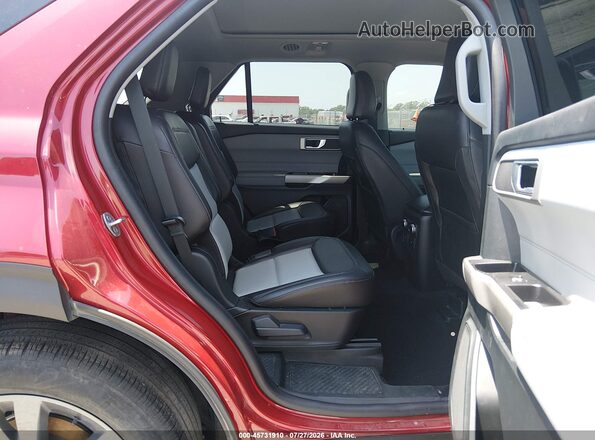 1FMSK7DH3PGB73049 2023 FORD EXPLORER Red Вид наклейки з VIN-кодом