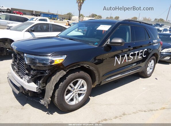 1FMSK7DH3PGB86514 2023 FORD EXPLORER Black Передня ліва чверть