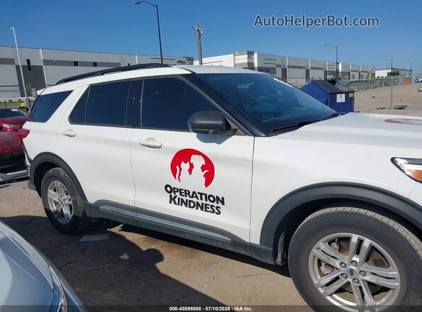 1FMSK7DH3PGC10908 2023 FORD EXPLORER White Rear interior view