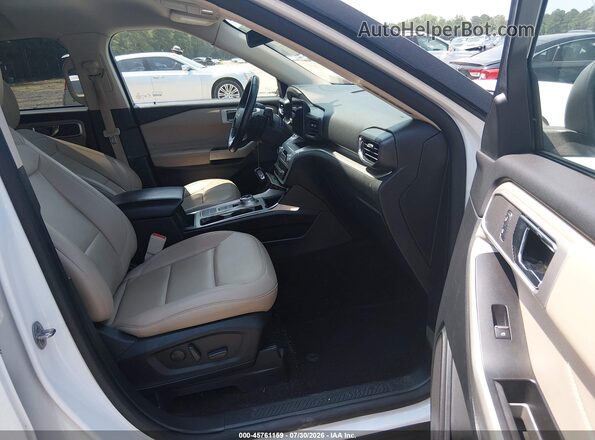 1FMSK7DH4LGC48917 2020 FORD EXPLORER White Вид салону спереду