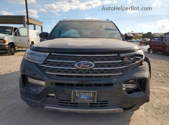 1FMSK7DH4MGB76795 2021 FORD EXPLORER Black Vista frontal