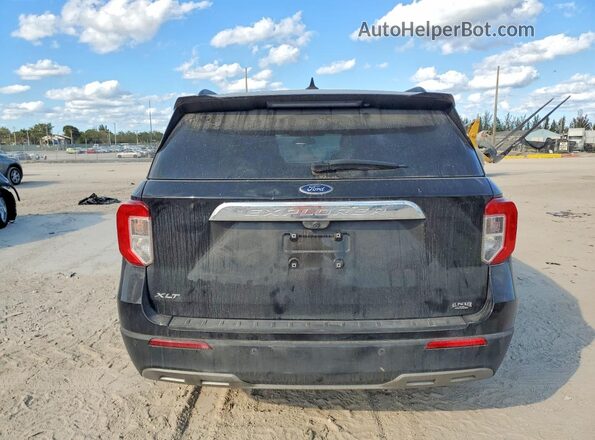 1FMSK7DH4MGB76795 2021 FORD EXPLORER Black Vista trasera