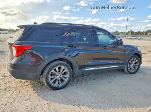 1FMSK7DH4MGB76795 2021 FORD EXPLORER Black Trasero derecho
