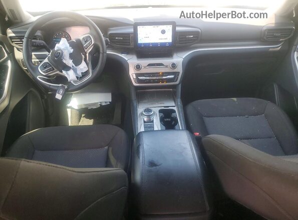 1FMSK7DH4PGA98118 2023 FORD EXPLORER Серебряный Вид панели приборов