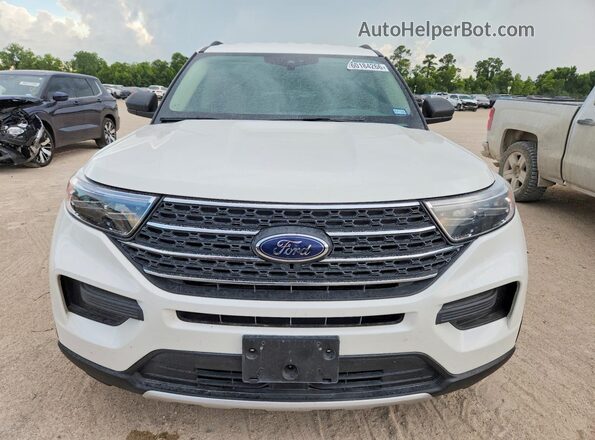1FMSK7DH5LGC73356 2020 FORD EXPLORER White Front view
