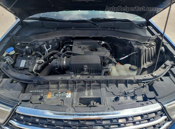 1FMSK7DH5LGC86558 2020 FORD EXPLORER Blue Engine compartment view