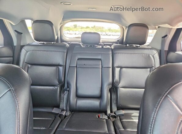 1FMSK7DH5LGC86558 2020 FORD EXPLORER Blue Rear seats view