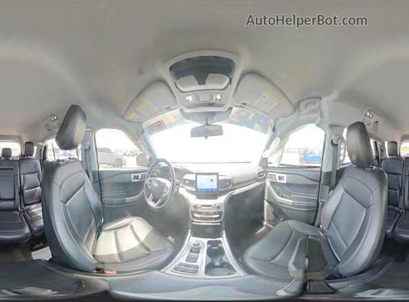 1FMSK7DH5LGC86558 2020 FORD EXPLORER Blue 360 interior view