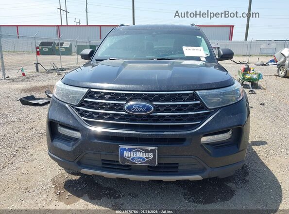 1FMSK7DH5LGD15492 2020 FORD EXPLORER Black Rear interior view