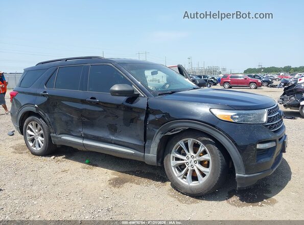 1FMSK7DH5LGD15492 2020 FORD EXPLORER Black Front view