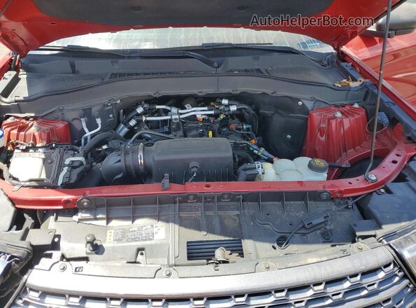 1FMSK7DH5MGC07892 2021 FORD EXPLORER Red Vista del compartimento del motor