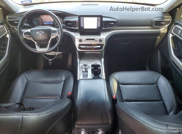 1FMSK7DH5NGA79168 2022 FORD EXPLORER Blue წინა პანელის ხედი