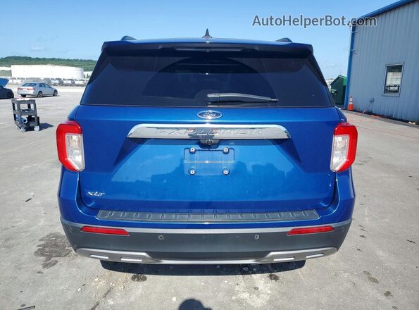 1FMSK7DH5NGA79168 2022 FORD EXPLORER Blue უკანა ხედი