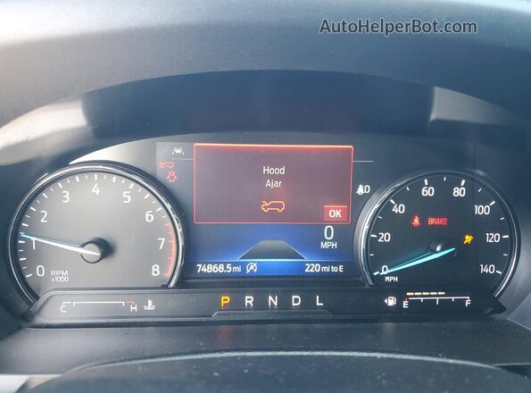 1FMSK7DH5NGA79168 2022 FORD EXPLORER Blue ხელსაწყოთა პანელის ხედი