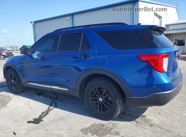 1FMSK7DH5NGA79168 2022 FORD EXPLORER Blue უკანა მარცხენა