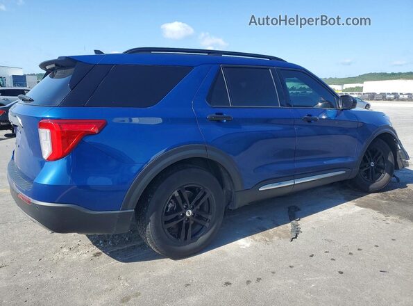 1FMSK7DH5NGA79168 2022 FORD EXPLORER Blue უკანა მარჯვენა