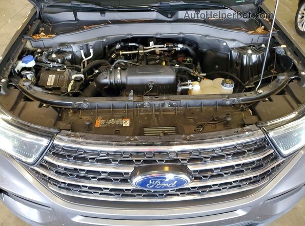 1FMSK7DH5NGC09059 2022 FORD EXPLORER Gray Widok wnętrza z tyłu