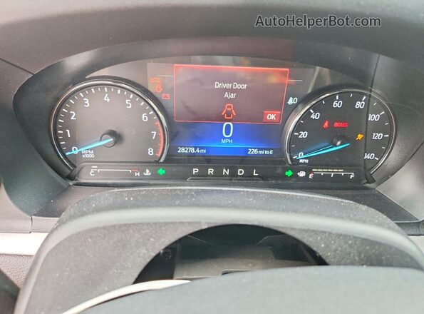 1FMSK7DH5RGA46810 2024 FORD EXPLORER Gray Widok zestawu wskaźników