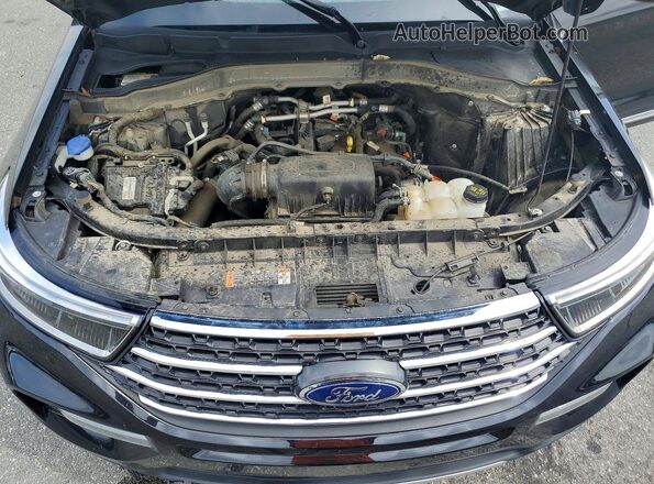 1FMSK7DH5RGA49027 2024 FORD EXPLORER Black Widok komory silnika