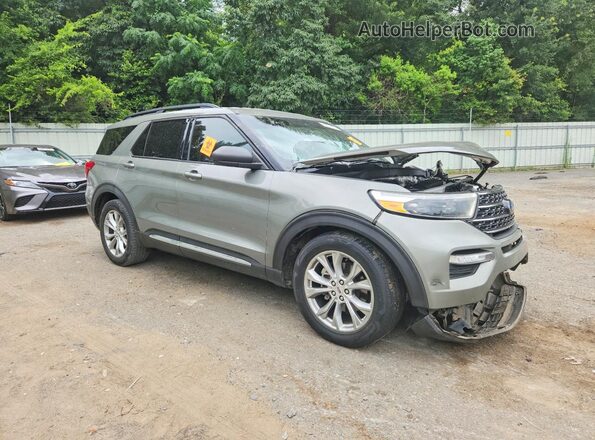 1FMSK7DH6LGA15329 2020 FORD EXPLORER Gray Przód prawy