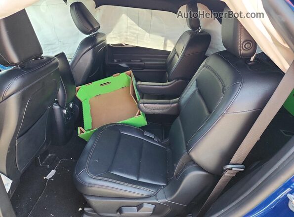 1FMSK7DH6LGA16500 2020 FORD EXPLORER Blue Vista de los asientos traseros