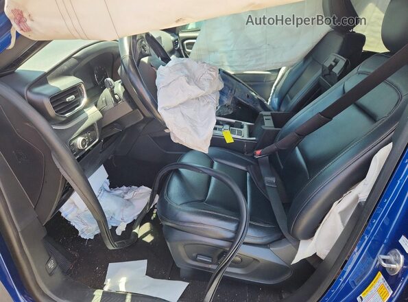 1FMSK7DH6LGA16500 2020 FORD EXPLORER Blue Vista interior delantera