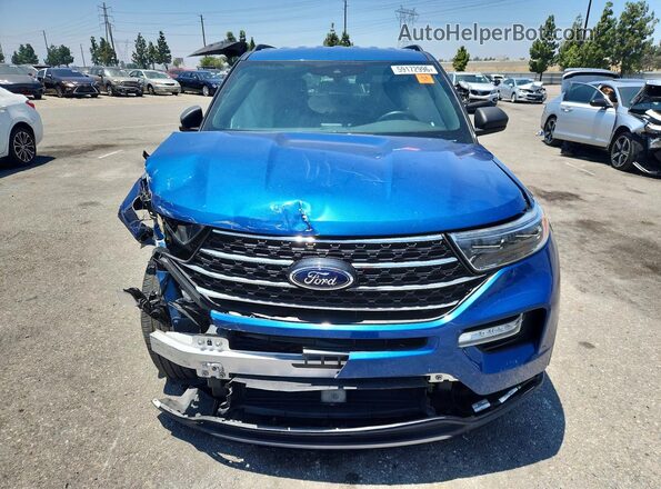 1FMSK7DH6LGA16500 2020 FORD EXPLORER Blue Vista frontal