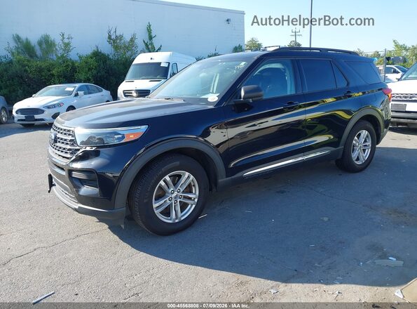 1FMSK7DH6LGC85774 2020 FORD EXPLORER Black Передня ліва чверть