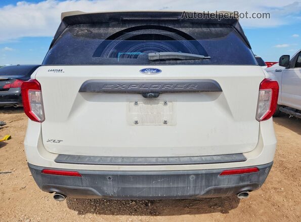 1FMSK7DH6MGB15643 2021 FORD EXPLORER White უკანა ხედი